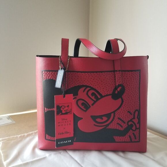 NWT Coach Disney Micky Large Tote - Picture 1 of 12